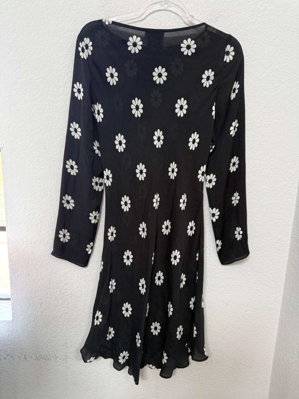 Realisation Par Cosima Dress Black Floral Daisy Size Large - Picture 3 of 5